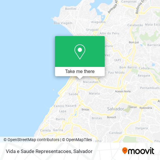 Vida e Saude Representacoes map