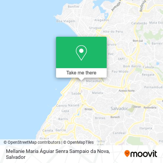 Mapa Mellanie Maria Águiar Senra Sampaio da Nova