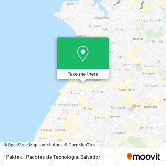 Paktek - Pacotes de Tecnologia map