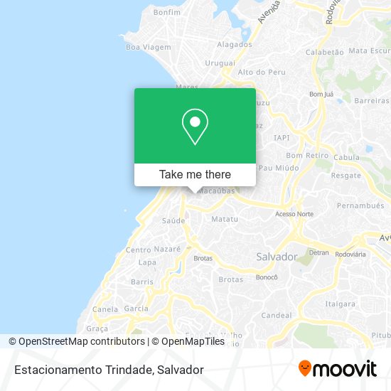 Estacionamento Trindade map