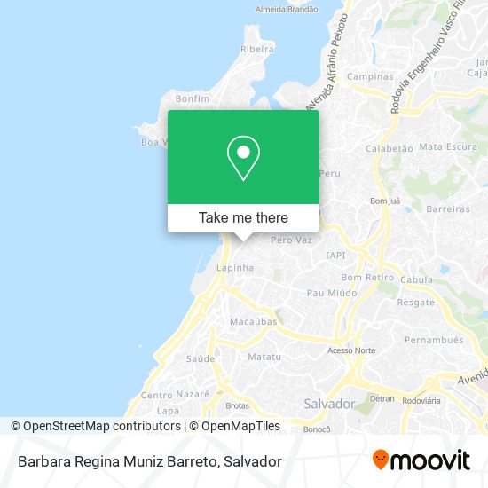 Barbara Regina Muniz Barreto map