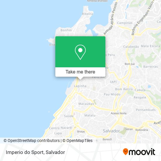 Mapa Imperio do Sport