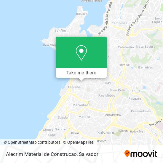 Alecrim Material de Construcao map