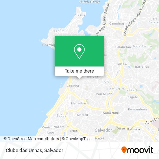 Clube das Unhas map