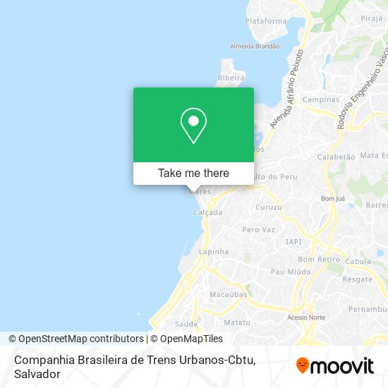 Companhia Brasileira de Trens Urbanos-Cbtu map