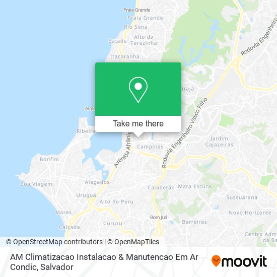 AM Climatizacao Instalacao & Manutencao Em Ar Condic map