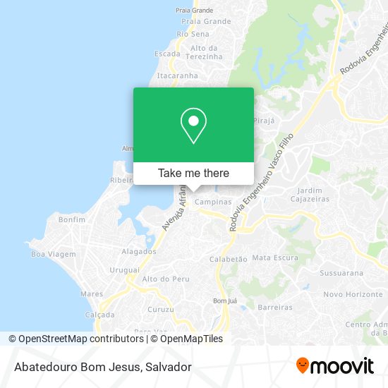 Mapa Abatedouro Bom Jesus