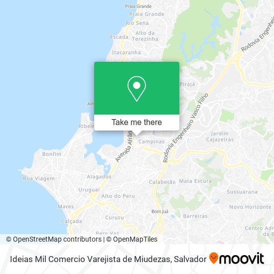 Ideias Mil Comercio Varejista de Miudezas map