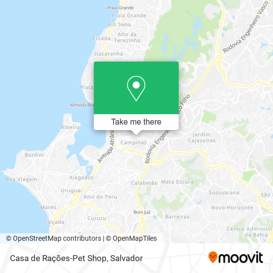 Casa de Rações-Pet Shop map