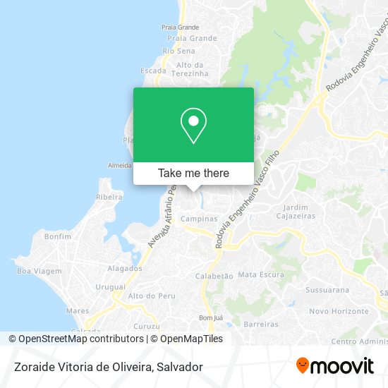Zoraide Vitoria de Oliveira map