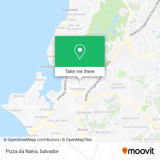 Pizza da Nalva map