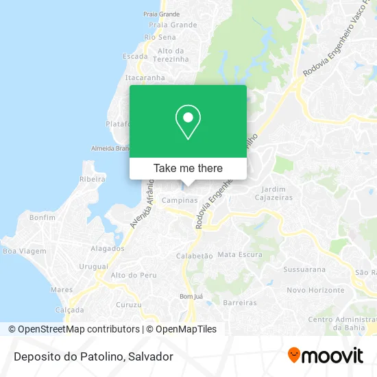 Deposito do Patolino map