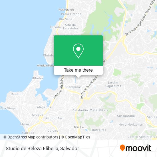 Studio de Beleza Elibella map