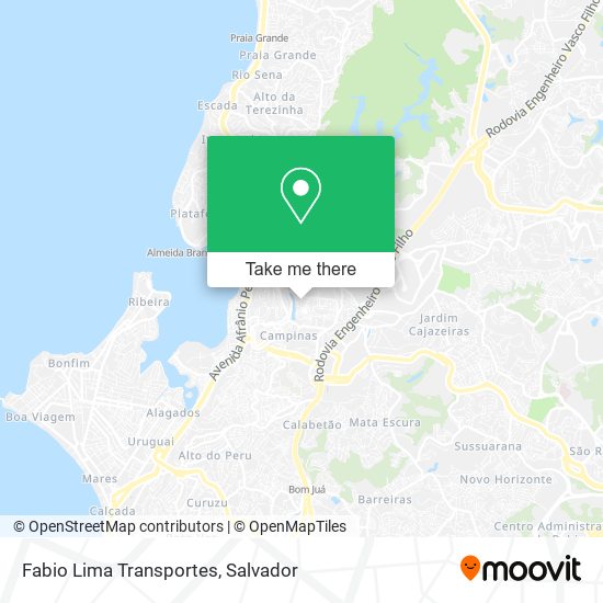 Mapa Fabio Lima Transportes