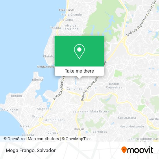 Mega Frango map