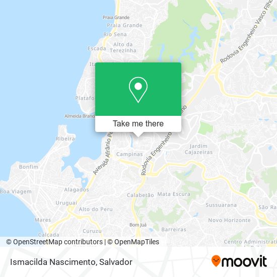 Ismacilda Nascimento map