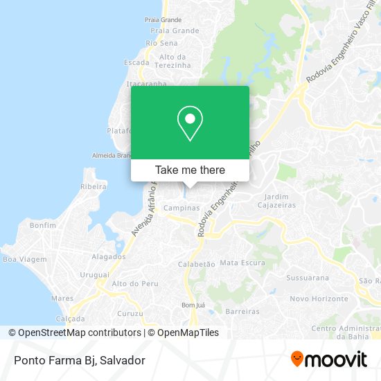 Ponto Farma Bj map