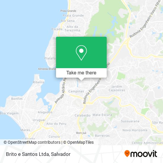 Mapa Brito e Santos Ltda