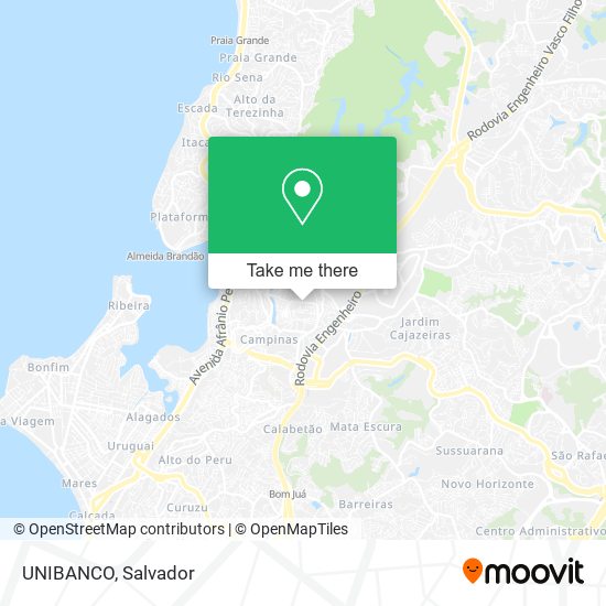 UNIBANCO map