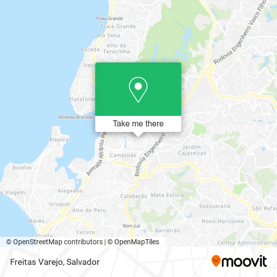 Freitas Varejo map