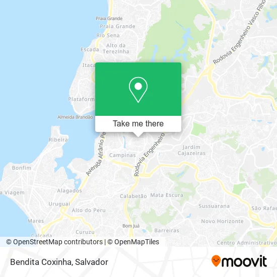 Bendita Coxinha map