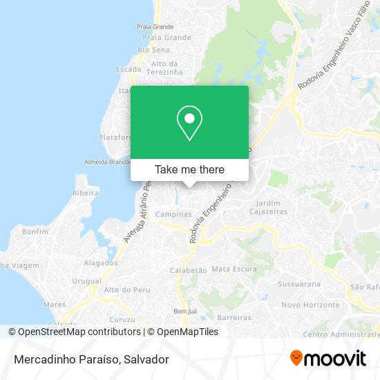 Mercadinho Paraíso map