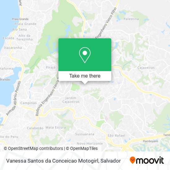 Vanessa Santos da Conceicao Motogirl map