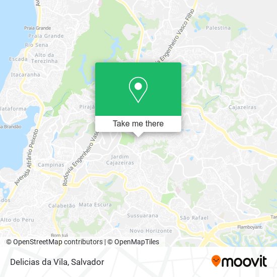 Mapa Delicias da Vila