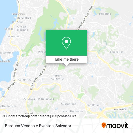 Barouca Vendas e Eventos map