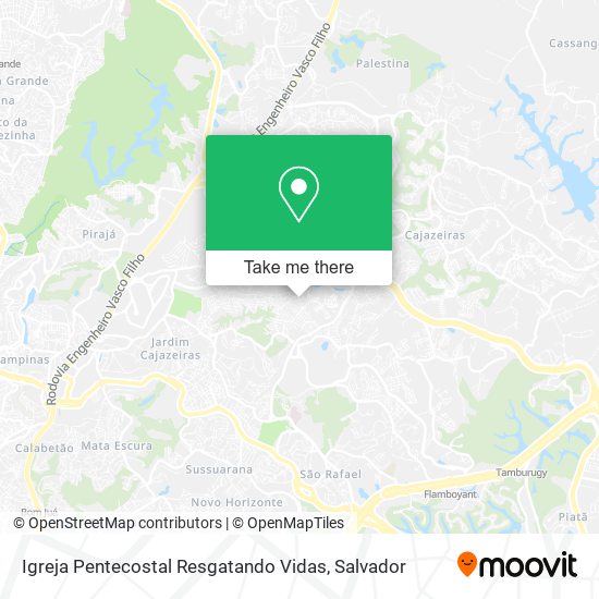 Igreja Pentecostal Resgatando Vidas map