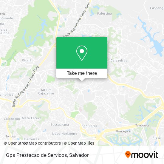 Mapa Gps Prestacao de Servicos