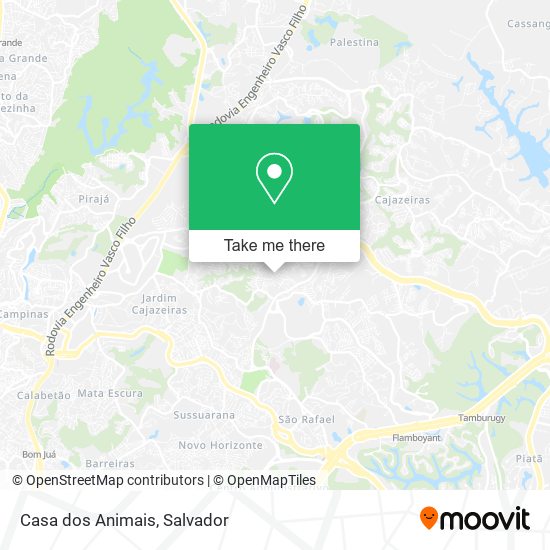 Mapa Casa dos Animais