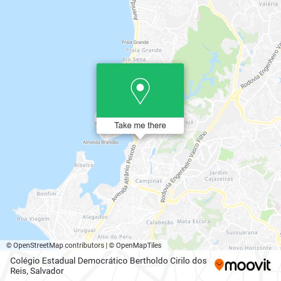 Colégio Estadual Democrático Bertholdo Cirilo dos Reis map