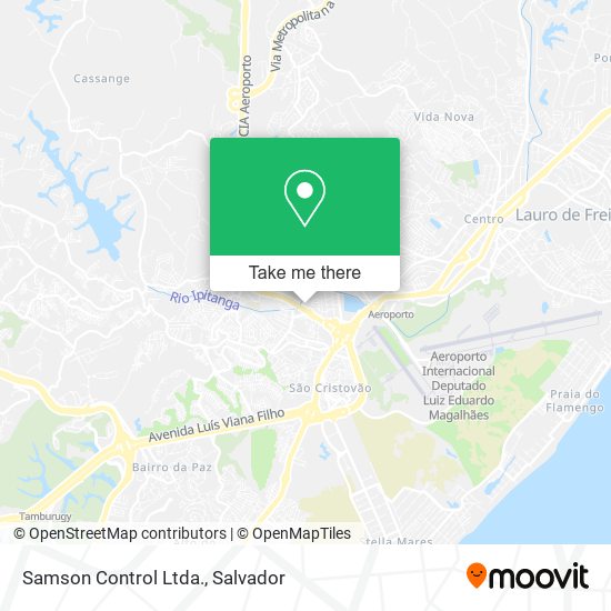 Samson Control Ltda. map