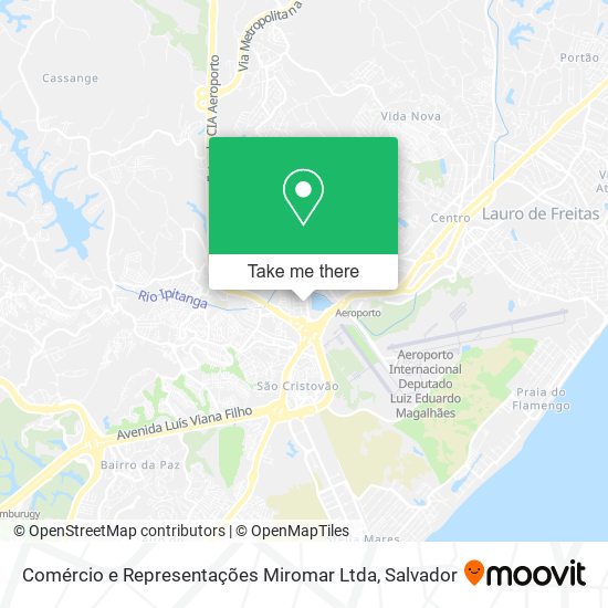 Comércio e Representações Miromar Ltda map