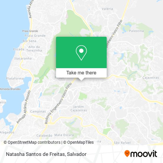 Mapa Natasha Santos de Freitas