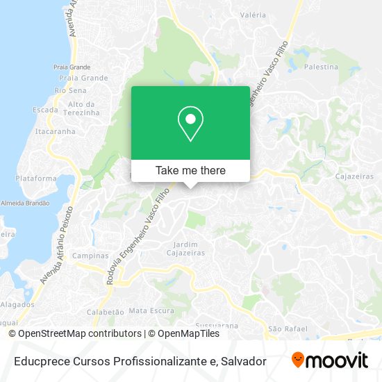 Mapa Educprece Cursos Profissionalizante e