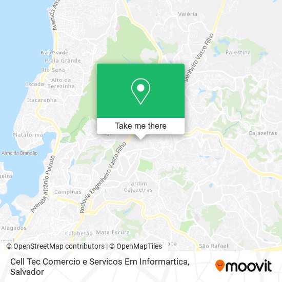 Cell Tec Comercio e Servicos Em Informartica map