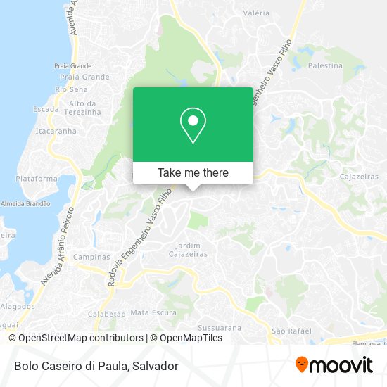 Bolo Caseiro di Paula map