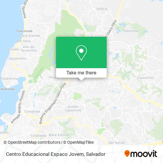 Mapa Centro Educacional Espaco Jovem