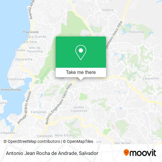 Antonio Jean Rocha de Andrade map