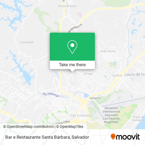 Bar e Restaurante Santa Bárbara map