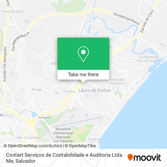 Mapa Contart Serviços de Contabilidade e Auditoria Ltda Me