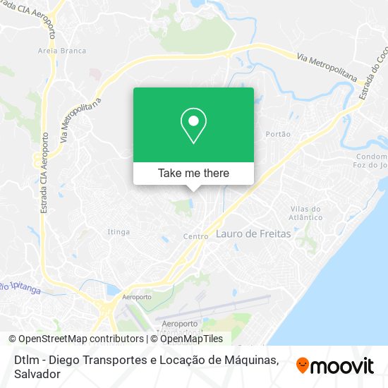 Dtlm - Diego Transportes e Locação de Máquinas map
