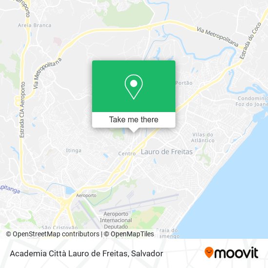 Academia Città Lauro de Freitas map