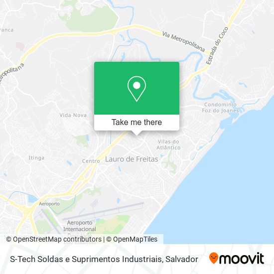 Mapa S-Tech Soldas e Suprimentos Industriais