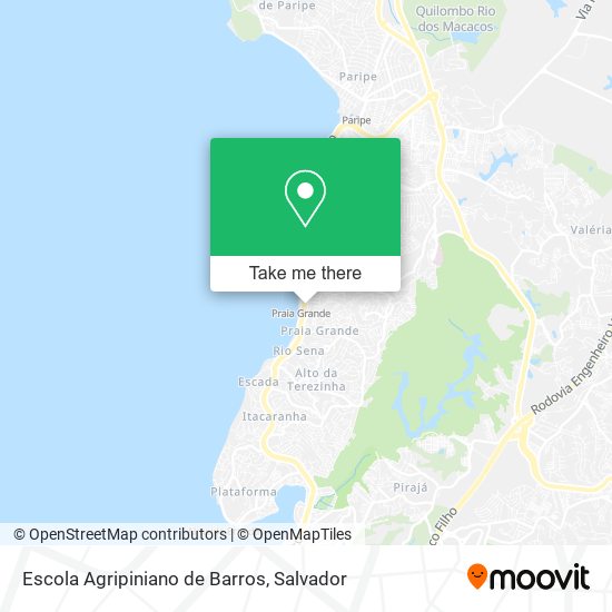 Escola Agripiniano de Barros map