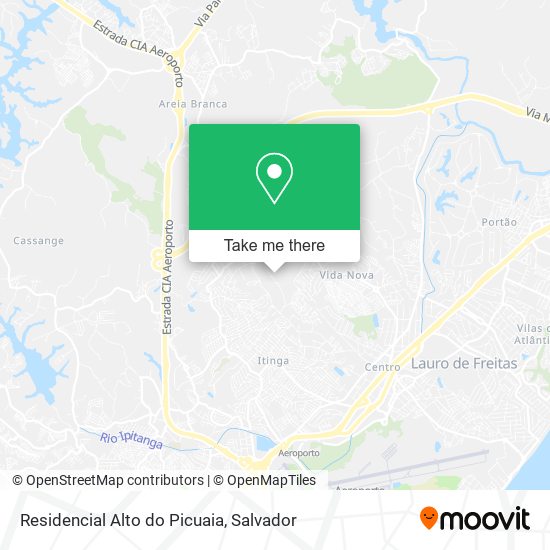 Residencial Alto do Picuaia map