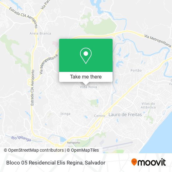 Mapa Bloco 05 Residencial Elis Regina