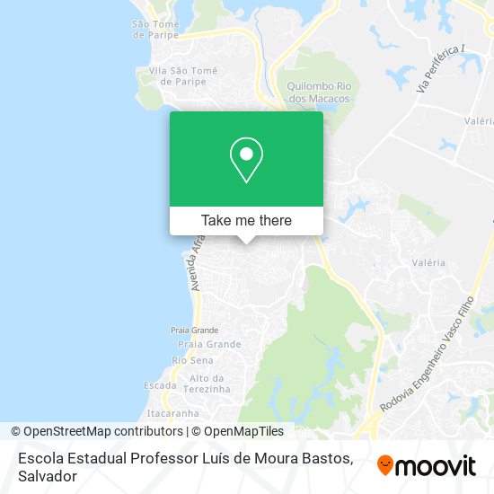 Escola Estadual Professor Luís de Moura Bastos map